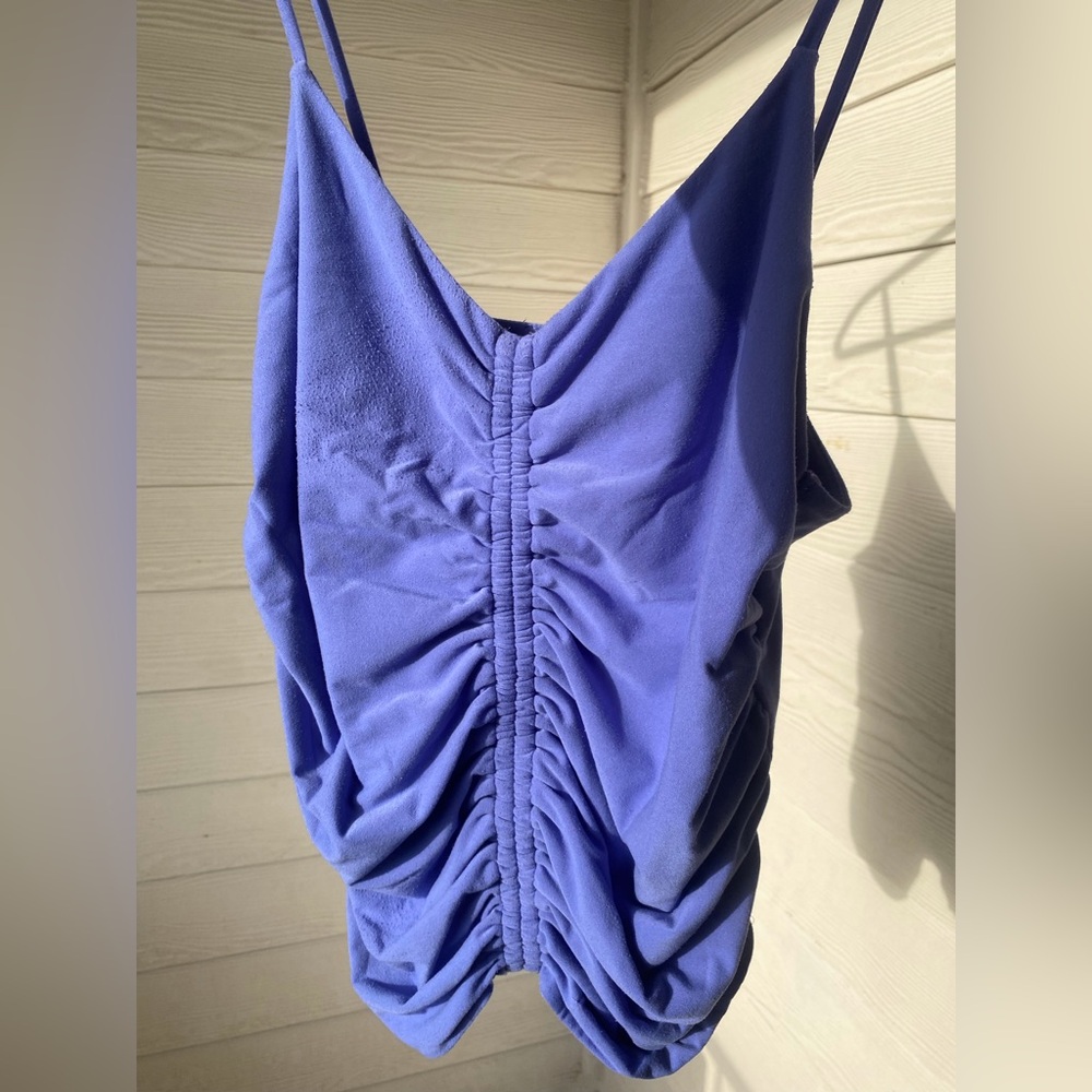 Lavender Cinched Blouse